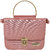 RISH Textured Small Size Party Sling Bag for Women - Pink