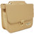 RISH Textured Small Size Party Sling Bag for Women - Gold