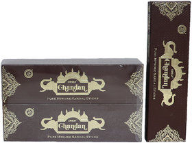 SNAKE BRAND ORKAY PURE CHANDAN 10 STICKS X 12 PACKETS (CONTAINS 120 STICKS)