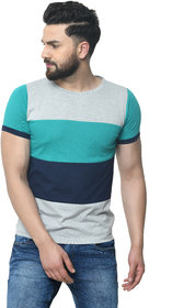 Odoky Color Blocked Men's Cotton Tshirt