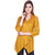 Rocca Solid Women Rayon Tunic (Yellow)