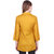 Rocca Solid Women Rayon Tunic (Yellow)