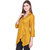 Rocca Solid Women Rayon Tunic (Yellow)