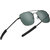 ROYAL SON Retro Square HD Polarized Sunglasses For Men - Green