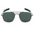 ROYAL SON Retro Square HD Polarized Sunglasses For Men - Green