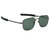 ROYAL SON Retro Square HD Polarized Sunglasses For Men - Green
