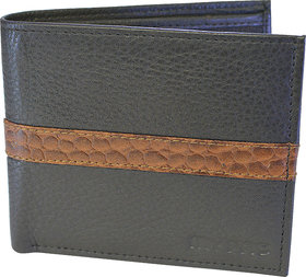 my pac db Vogue Rfid protected genuine leather  wallet Black -Tan C11596-121S.