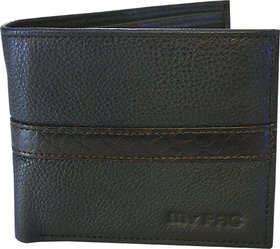 my pac db Vogue Rfid protected genuine leather  wallet Black -Brown C11596-12S.