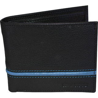 my pac db Vogue Rfid protected genuine leather  wallet Black-Blue C11597-15L.