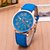 HRV Womens Bracelet Watch  Fashion Casual Ladies Geneva Wristwatch (Blue)