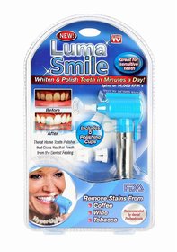 Luma Smile Tooth Polisher Whitener Stain Remover with LED Light