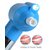 Tooth Polisher Whitener Stain Remover with LED Light Luma Smile Rubber Cups