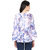 Dobby Bell Sleeve Printed Top