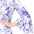 Dobby Bell Sleeve Printed Top
