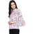Printed Choker Neck Top