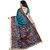Sharda Creation Sky Blue Mysore Silk Printed With Blouse Saree