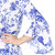 Dobby Bell Sleeve Printed Top