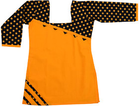 Dakshan Collections Self Cotton Kurti For Girls