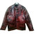 YISHAE Pure Leather Dual Tone Maroon Colored Jacket for Mens (L - XXL).