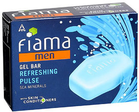 Fiama Men Gel Bar Refreshing Pulse 125g