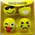 ModishOmbre Cute Emoji Smiley FACE Non-Toxic Cute Newest Eraser School Stationary for Kids/BDay Return Gifts (Smiley Er
