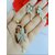 Hetprit peacock design pendent set with chain for women