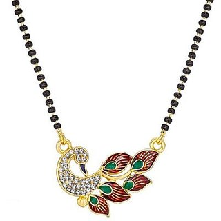 Hetprit peacock design mangal sutra  for women