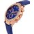 HRV Geneva Blue Platinum Analog Dial Watch For Women