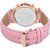 HRV Geneva Pink Platinum Analog Dial Watch For Women