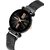 HRV Black Ladies Starry Sky star Magnet Buckle Mesh Belt Watches Casual Quartz Watch For For Women