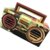 ARROHA Boombox Artistic Design Portable Bluetooth Speaker with Handle MY810BT (Camouflage)