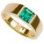 CEYLONMINE Natural Emerald stone ring original & certified stone panna ring for unisex