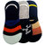 VOICI -No Show Socks for Men 3 Pair of Low Cut Lace with Silicone Invisible Anti-Skid Flat  Liners loafer socks