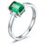 CEYLONMINE 5.25 ratti Emerald silver ring natural  certified gemstone panna ring for women  men