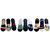 VOICI -No Show Socks for Men 9 Pair of Low Cut Lace with Silicone Invisible Anti-Skid Flat  Liners loafer sockS