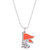 Bhagwa zenda with Shivaji Maharaj  Chain Pendant