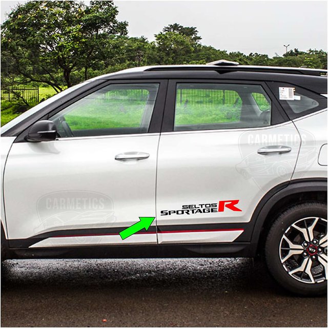 Buy CarMetics Sportage R Vinyl car sticker exterior graphics ...