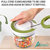 Arni Vegetable Chopper with 3 Stainless Steel Blade