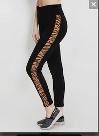 Women's / Girl's Side Tiger Cub stripe Legging Tight's  Gym Wear Yoga Wear Sport's Wear