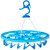 PRODUCTMINE 24 Clips Hanger Laundry Clothesline Hanging Rack for Drying Clothing Plastic Ceiling Cloth Stand Hanger