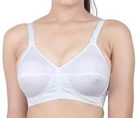 Skin N Soul Women's Non Padded Non Wired Pure Cotton Bra - 2 pcs