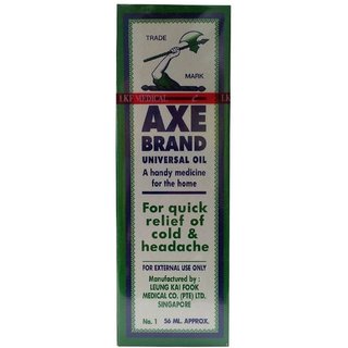 Dy Axe Brand Oil 56 Ml For Instant Pain Cold And Headache Relief Pack Of 2