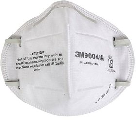 3M Pack Of 1 9004IN Anti Pollution White Respirator Mask