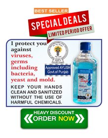 Hand Sanitizer MR. SAFE with HERBAL  ALCOHOL GOODNESS