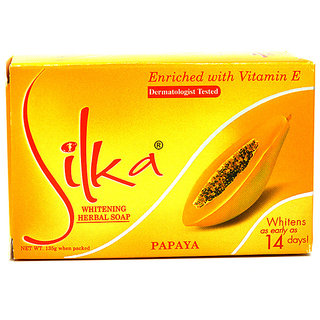 SILKA WHITENING HERBAL SOAP.