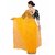 Yellow Gold-Toned Poly Chiffon Embellished Saree & zari work embroidery Blouse Piece