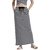 Texco Striped Women Straight White, Black Skirt