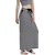 Texco Striped Women Straight White, Black Skirt
