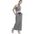 Texco Striped Women Straight White, Black Skirt