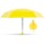 Aseenaa Mini Capsule Yellow Colour Umbrella for Women  Men  UV Coated  For UV, Sun, Rain and Wind with Attractive Cov
